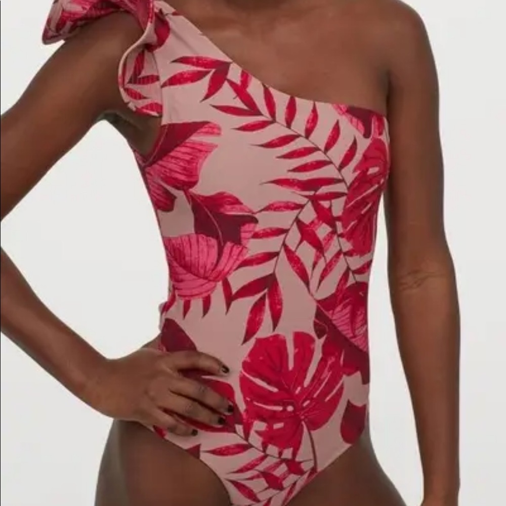 Johanna Ortiz x H&M one shoulder swimsuit Sz. M